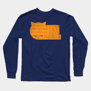 Sleeping Tabby Long Sleeve T-Shirt